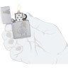 Zippo Devilish Ace 48658 — матовая сталь, гравировка